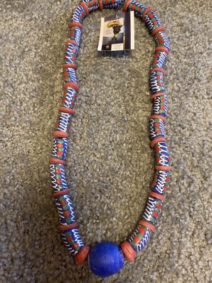 Make a Bold Statement with the Vibrant Patterned Bead Necklace