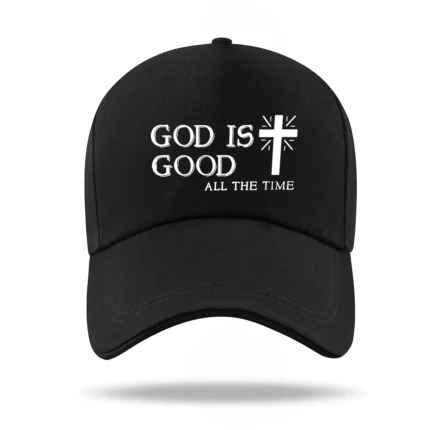 God is Good All The Time Fashion Adjustable Baseball Hat, Trucker Hats, Beach Sport Cap